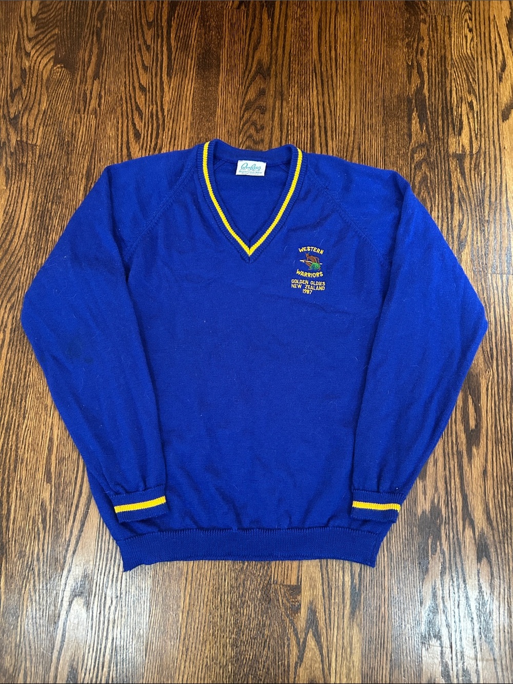 Vintage 80s Knit Wool New Zealand Sweater